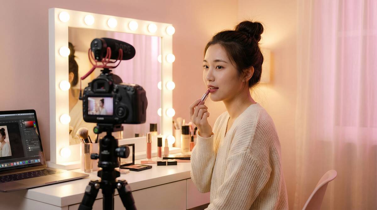 糖心vlog美妆视频教程